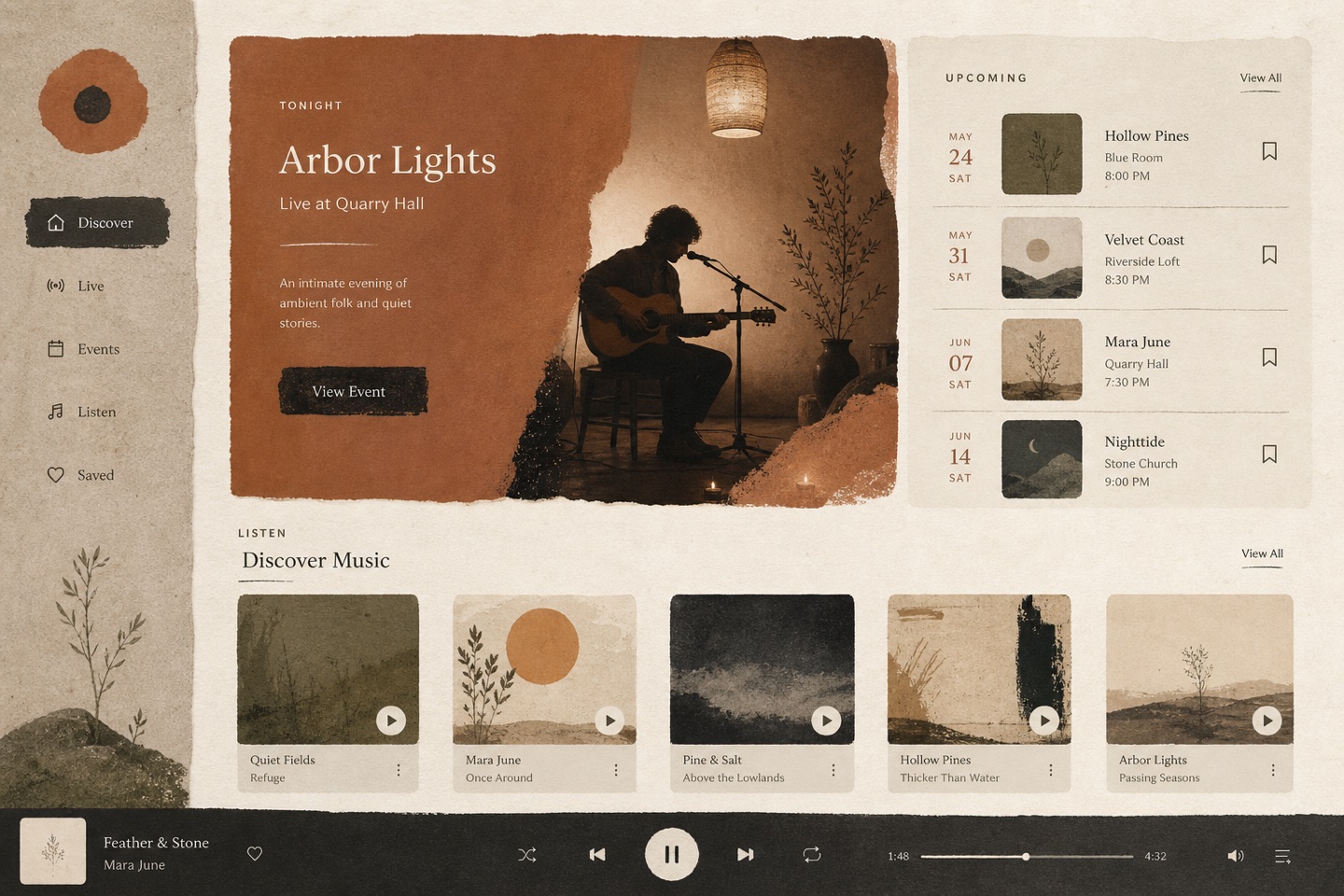 Wabi-Sabi layout — interface screenshot
