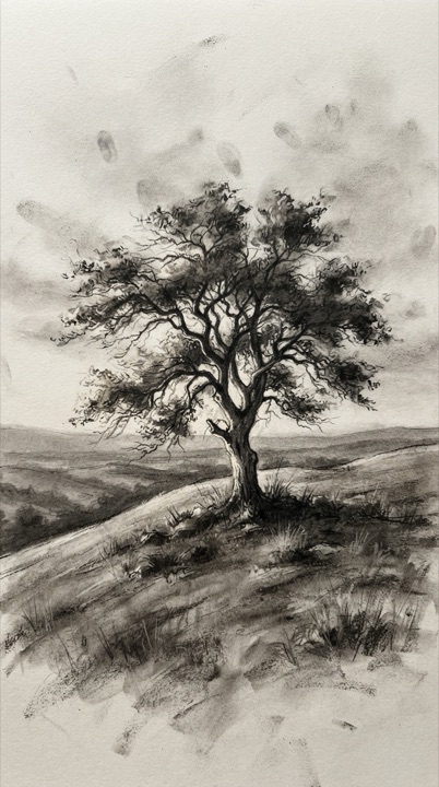 Example of the Charcoal Smudge style