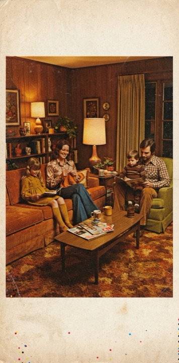 Example of the Seventies Print Warm style