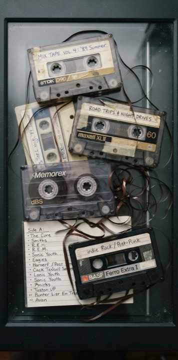 Example of the Tape Cassette Collage style